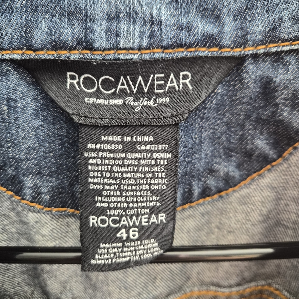 Rocawear Vintage Wash Denim Jacket - Picture 3 of 6